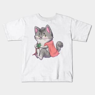 warm kitty Kids T-Shirt